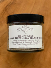 Load image into Gallery viewer, COMFY LOVE BOTANICAL BATH SOAK | with Organic Chamomile and Lavender Buds (250g)